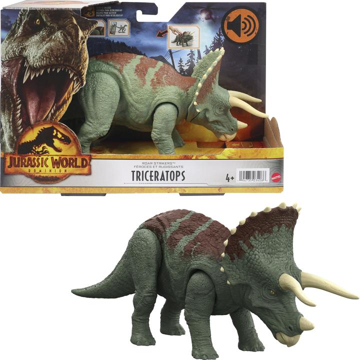Immagine prodotto Mattel GmbH JURASSIC WORLD figure Roar Roar Strikers assortite