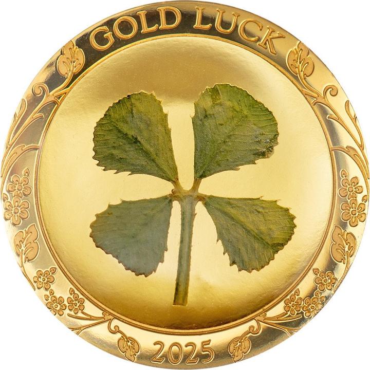 Actual product image CIT Coin Invest Gold cloverleaf 1 g Palau - 2025 (999.90, 2025)
