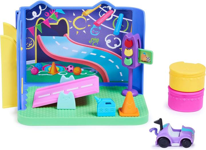 Actual product image Spin Master Gabby's Dollhouse - Deluxe Room - Carlita Purr-ific Play Room