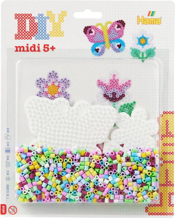 Actual product image Hama Fuse bead set butterfly, 1100 pcs.