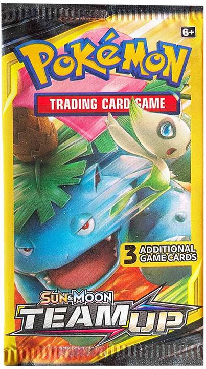 Actual product image Pokémon Sun & Moon Team UP Booster (1 Packung mit 3 Karten) (English, Booster Pack)
