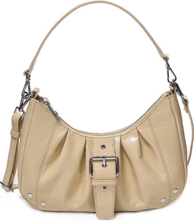 Actual product image Núnoo Nunoo Alice City Champagne Ladies Shoulder Bag - Champagne - One Size