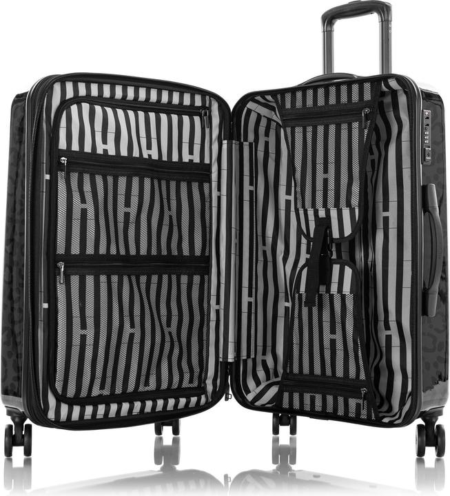Actual product image Heys Black Camo 4-wheel suitcase set 3-piece with expansion fold (214 l, XL (from 140l))