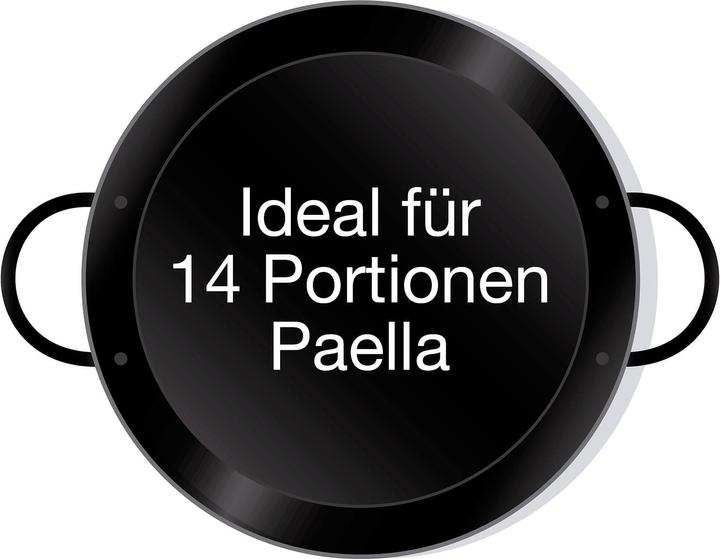 Actual product image All'Grill Enamelled paella pan Ø 50 cm (50 cm, Paella pan, Enamel, Steel)