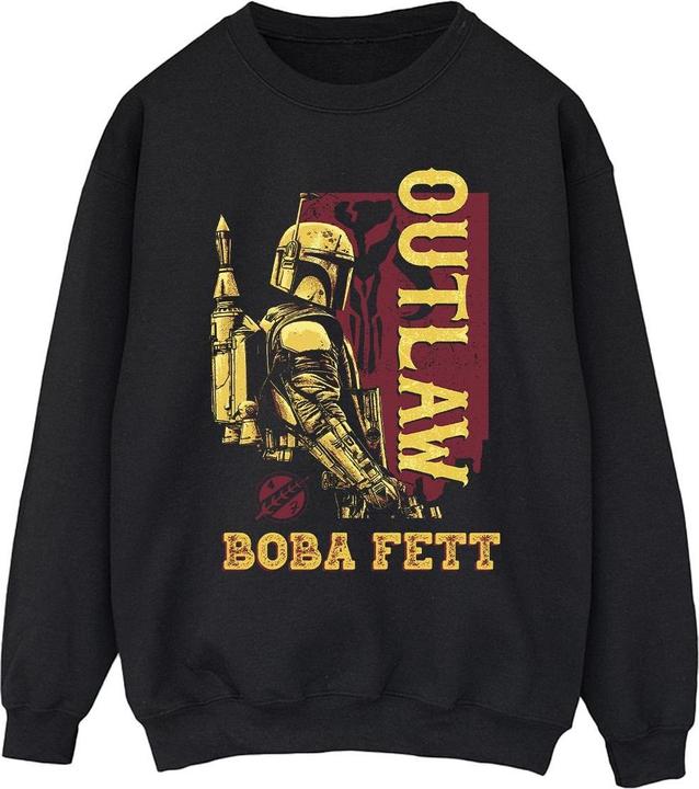 Star Wars The Book Of Boba Fett Distressed Outlaw Sweatshirt
