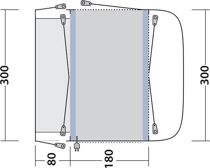 Actual product image Outwell California Highway, Fahrzeugtyp: Bus, Aufbauart: Aufblasbar (Awning, 15.40 kg)
