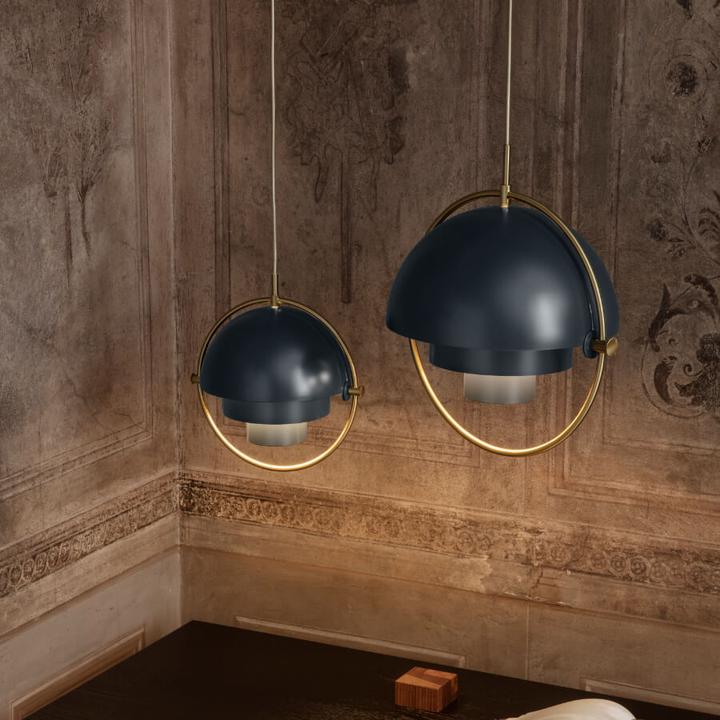 Image du produit Gubi Multi-Lite Suspension Small Black Brass (E14)