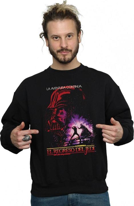 Produktbild Star Wars Return Of The Jedi Spanish Poster Sweatshirt (L)