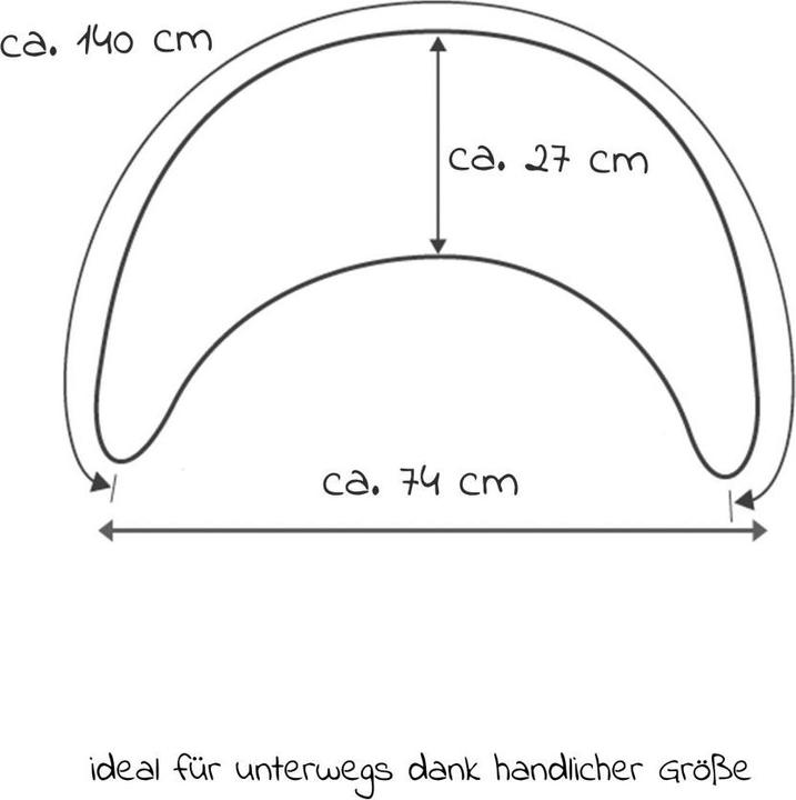Actual product image Theraline Plüschmond (140 cm)