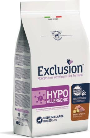 Produktbild Exclusion Hypoallergenic Rabbit & Potato Medium/Large Breed (Adult, Senior, 1 Stk., 12000 g)