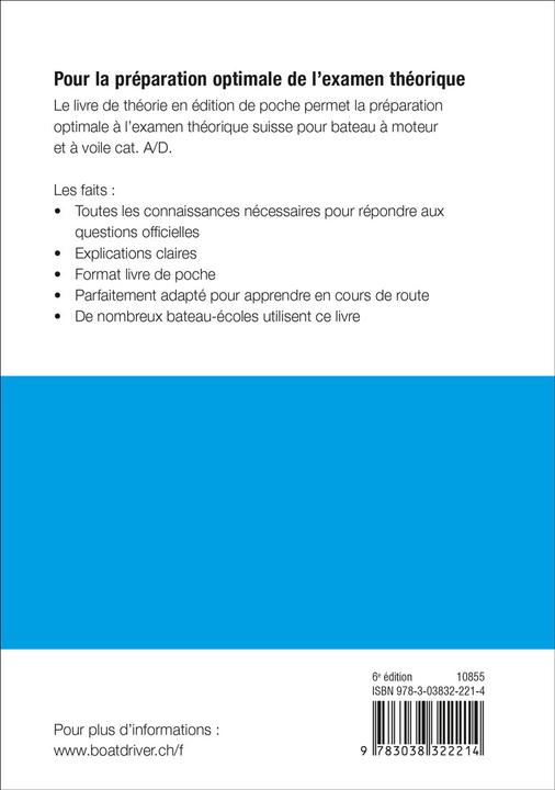 Image du produit Livre de théorie : Bateau à moteur cat. A / Bateau à voile cat. D (f) (Français, Niels Frederiksen, BoatDriver GmbH, 2024)