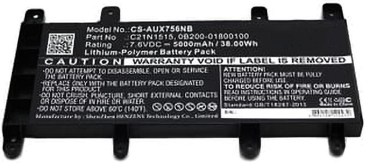 Immagine prodotto AGI Batteria compatibile con Asus X756UV-3G (5000 mAh)