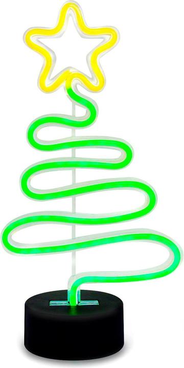 Image du produit Gift Republic Arbre de Noël festif au néon - Éclairage de Noël