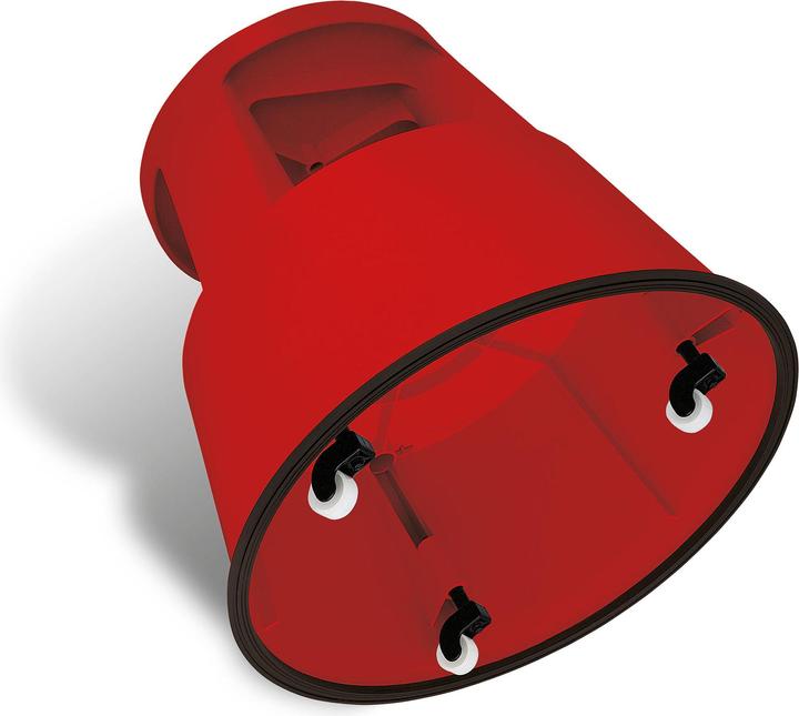 Image du produit Wedo Tabouret à roulettes Marchepied en plastique, rouge