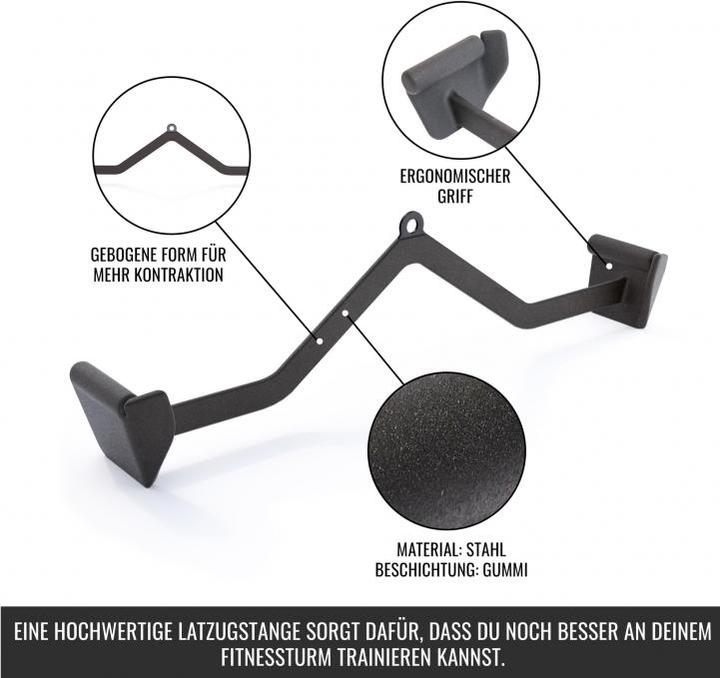 Produktbild Gorilla Sports Latzug-/Rudergriff