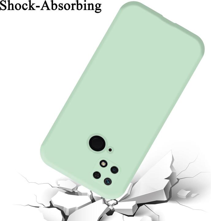 Productafbeelding Cadorabo TPU Liquid Silicone Hoesje Cover voor Xiaomi RedMi 10C / POCO C40 (Xiaomi Redmi 10C, Xiaomi Poco C40)
