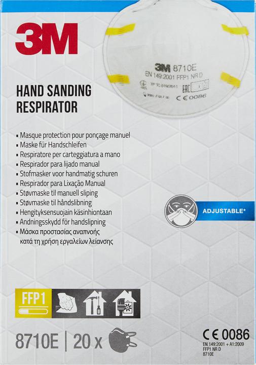 Actual product image 3M Respirator 8710E (FFP1, 20 x)