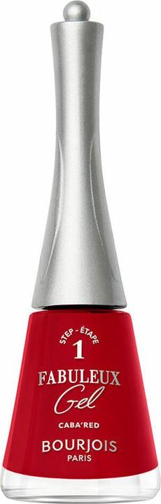 Image du produit Bourjois FABULEUX Vernis à ongles en gel No. 315 Caba Red 9ml (Nº 315 Caba rouge, Vernis à ongles effet gel)