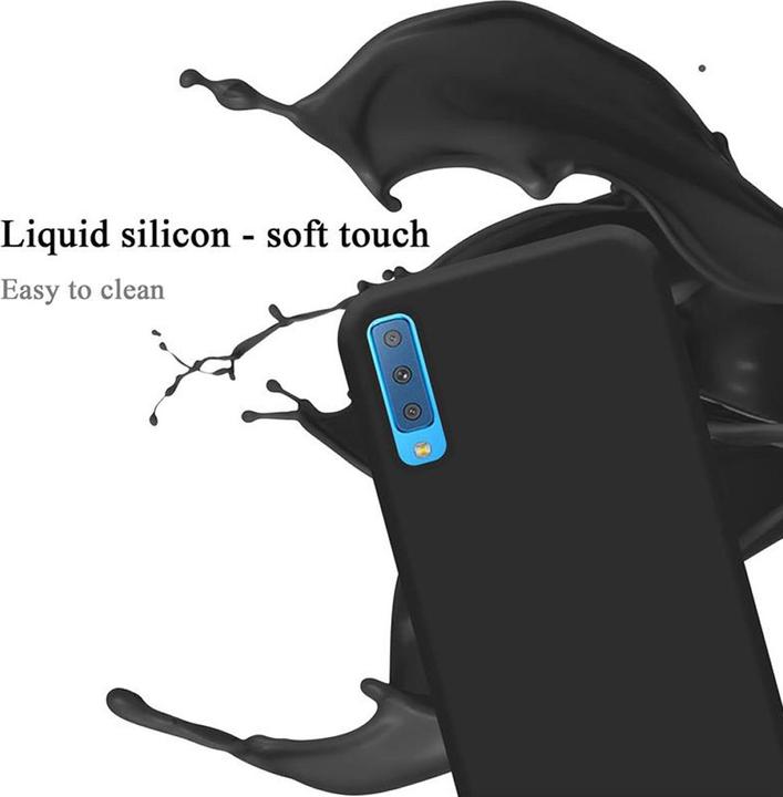 Actual product image Cadorabo TPU Liquid Silicone Case Cover (Samsung Galaxy A7 (2018))
