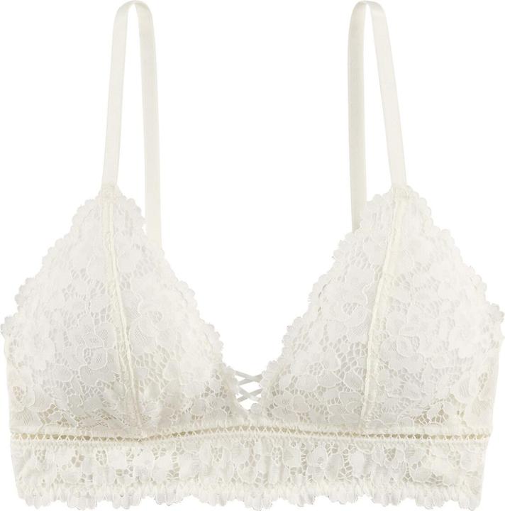 Image du produit La Redoute Collections Soutien-gorge triangle sans armatures en dentelle (75 C)