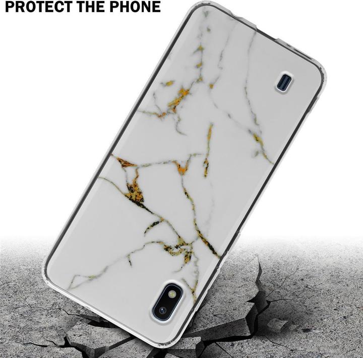 Produktbild Cadorabo IMD TPU Bunter Marmor Cover (Samsung Galaxy A10, HTC One M10)