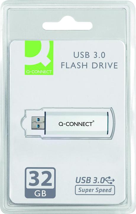 Actual product image Q-Connect USB Stick Flash Drive 3.0 (32 GB, USB 3.0, USB-A)