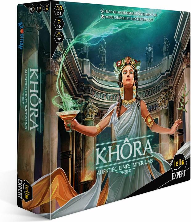 Iello 518249 - Khora, Board game, 2-4 players, ages 14+ (DE edition) (German)