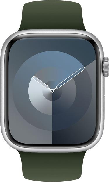 Actual product image Crong Liquid - Apple Watch Armband 38/40/41 mm (grün) (Liquid silicone)