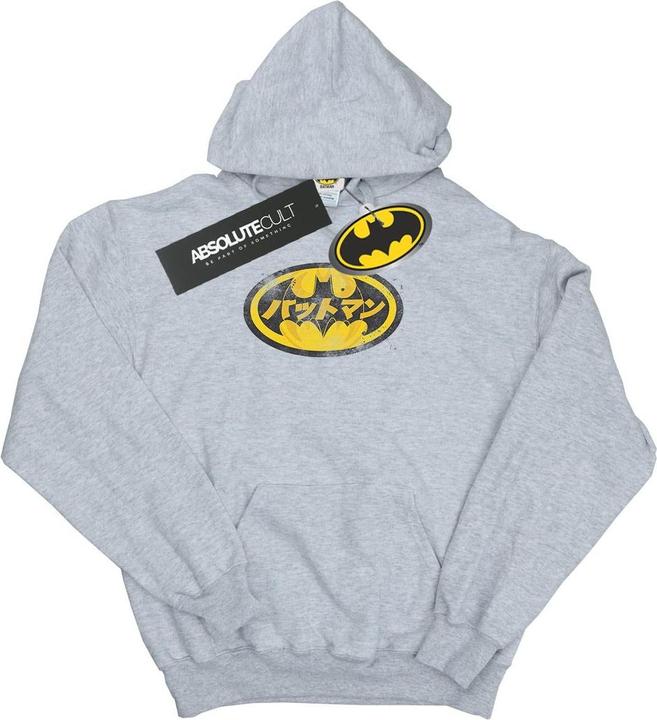 Batman Japanisches Logo Gelb Hoodie