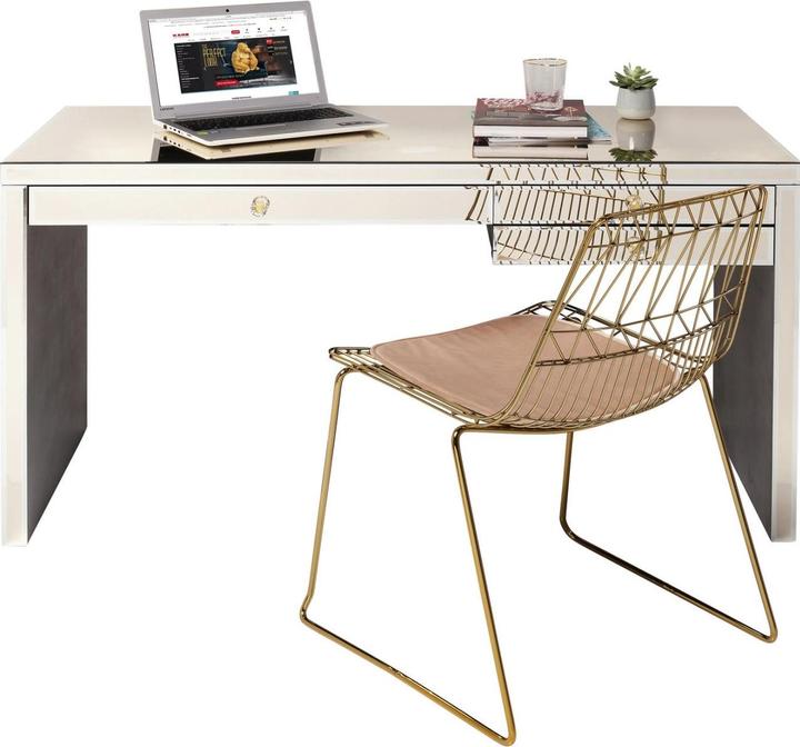 Produktbild Designlife Schreibtisch Luxury Champagne 140x60cm