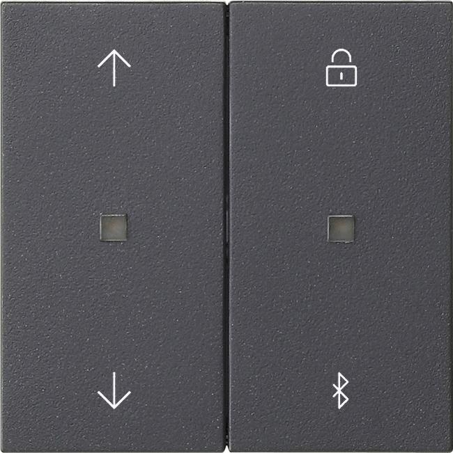 Actual product image Gira S3000 Jal. + time switch BT System 55 anthracite