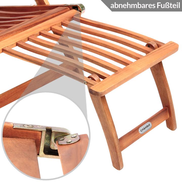 Immagine prodotto Casaria Sedia a sdraio (167 cm)