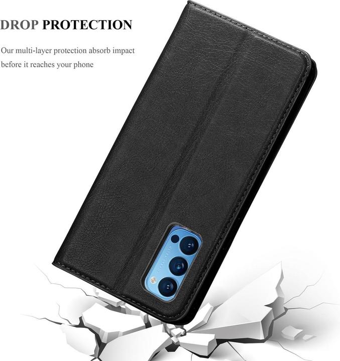 Produktbild Cadorabo Book Invisible Magnet Cover (Oppo Reno 4 Pro 5G)