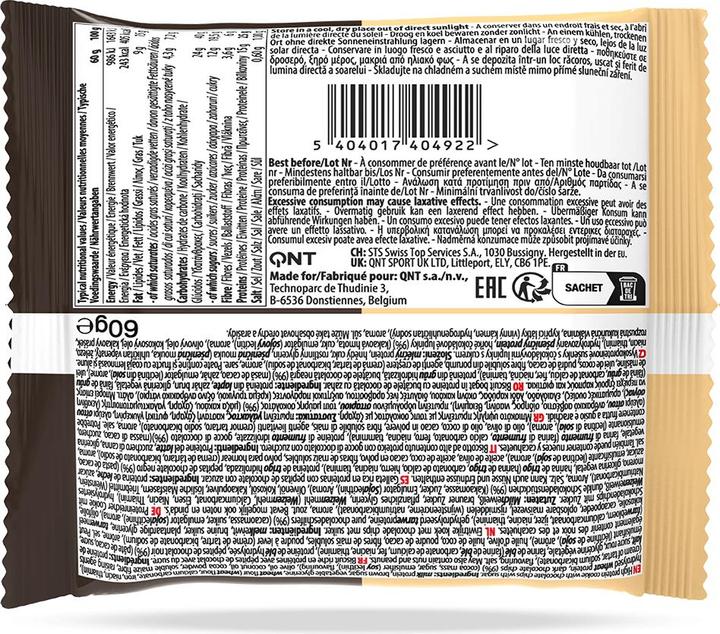 Nährwerte und Zutaten QNT Protein Cookie Chocolate Chips (Chocolate Chips, 1 Stk., 60 g)