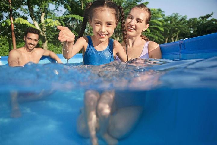 Actual product image Bestway Swimming Pool Steel Pro Rectangular (300 x 201 x 66 cm)