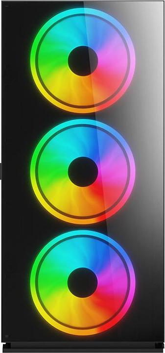 Immagine prodotto Savio Custodia per PC Prime X1 ARGB Glass Nero (ATX, mATX, Mini-ITX)