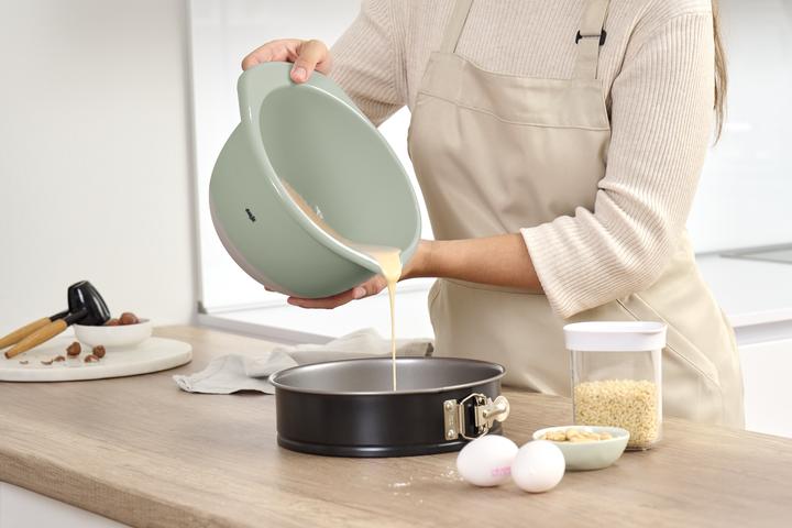 Actual product image Emsa Prep&Bake plastic mixing bowl grey+green 2.8L (2.80 l, 1 x)