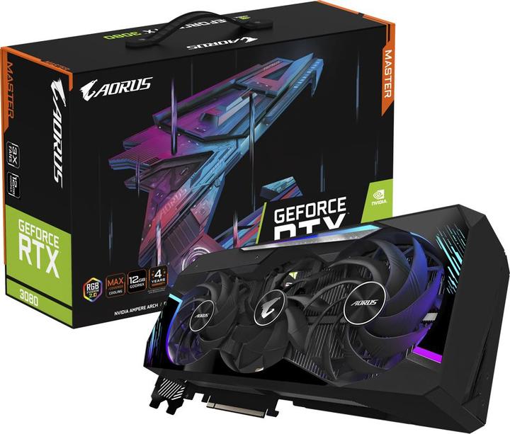 Image du produit Gigabyte Aorus GeForce RTX 3080 Master (12 Go)