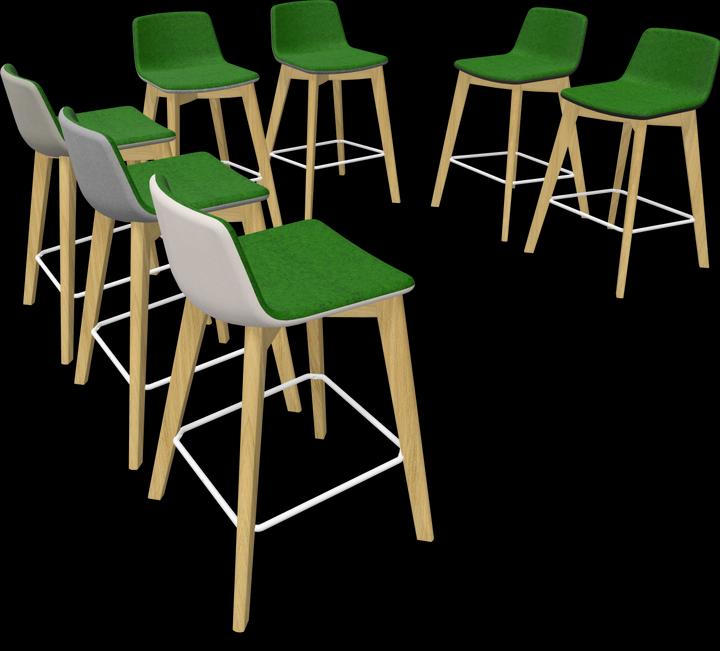Actual product image Narbutas Twist & Sit Bar Stool