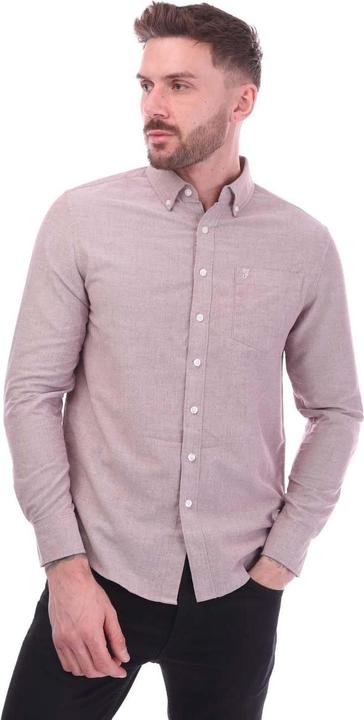 Actual product image Farah Mens Drayton Oxford Modern Shirt (S)