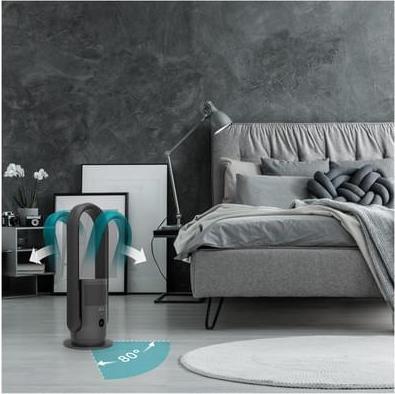 Actual product image Djive Fan, Fan Heater & Air Purifier, Anthracite (25 m²)