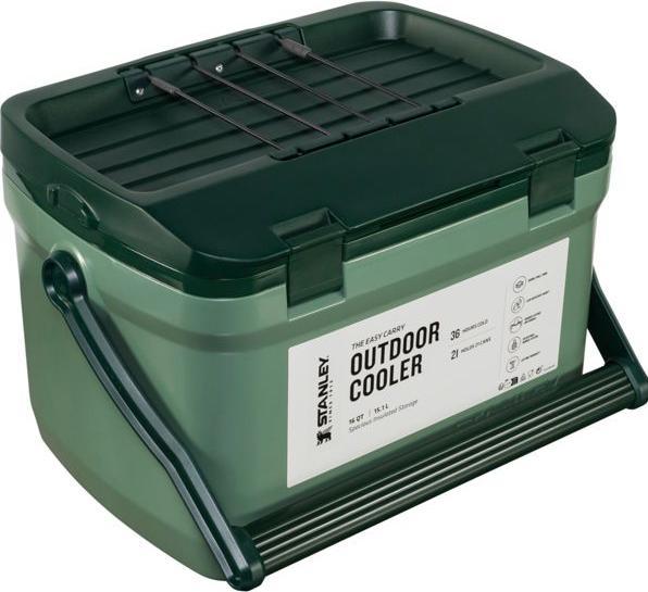 Actual product image Stanley ADVENTURE COOLER cool box, green, 15.1 litre capacity, double-walled foam insulation (15.10 l)