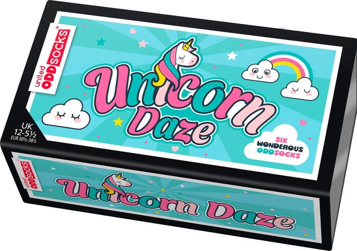Actual product image United Oddsocks Unicorn Daze (pack of 3, 30 - 38)