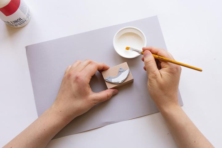 Actual product image Marabu Aqua lino ink (Black, 250 ml)