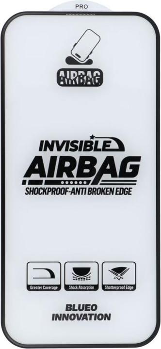 Produktbild Blueo Protective glass 5D Mr. Monkey Glass - Apple iPhone 14 Pro black (Airbag Anti-broken) (1 Stück, Apple iPhone 14 Pro)