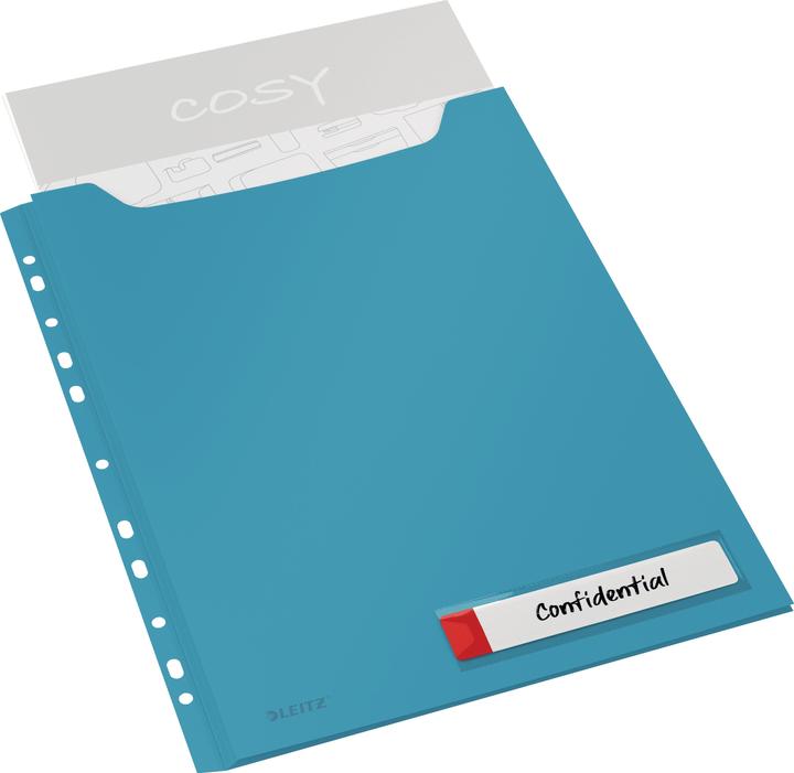 Produktbild Leitz Einlagemappe Cosy Privacy Maxi Hülle Blau (A4, 3 x)