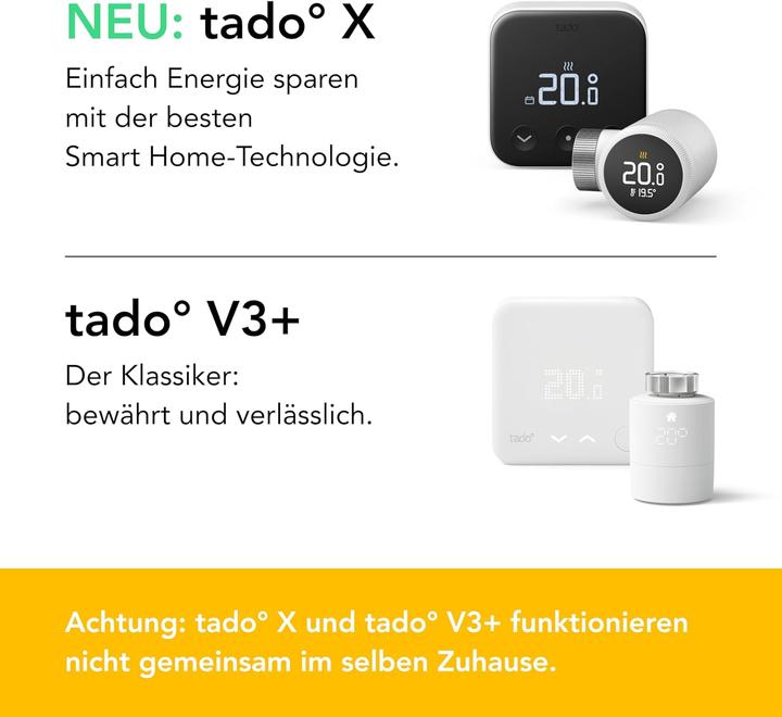 Produktbild tado° Smartes Heizkörperthermostat Starter Kit X