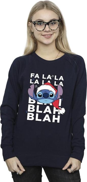 Immagine prodotto Disney Lilo And Stitch Christmas Blah Blah Blah Felpa Donna (XXL)