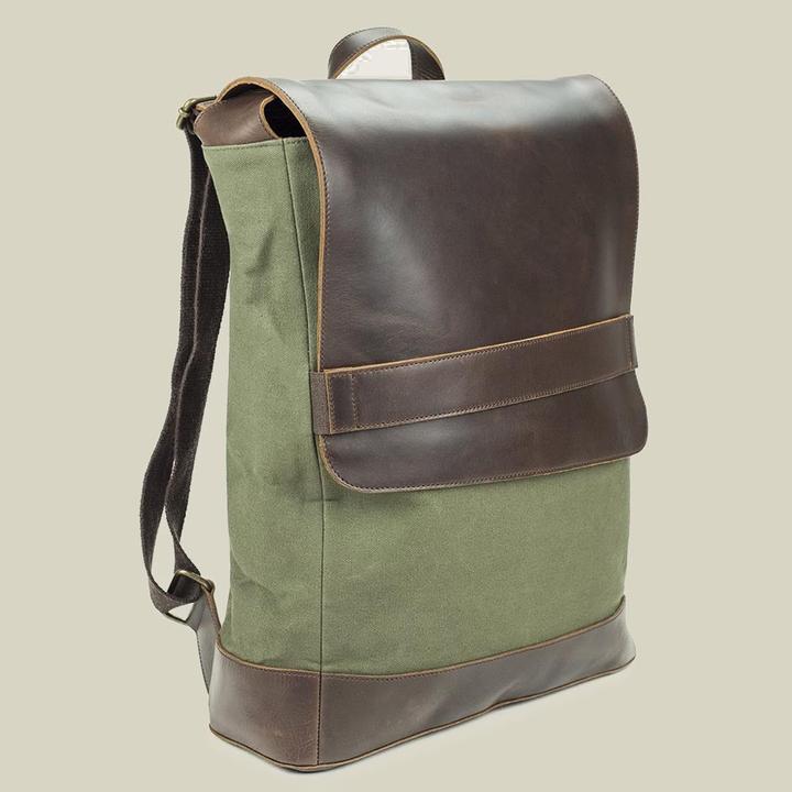 Image du produit Buckle & Seam Sac à dos en toile Morris Canvas Gün / Doublure intérieure (16 l)