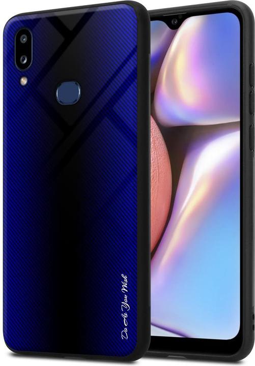 Actual product image Cadorabo TPU Striped Glass Cover (Samsung Galaxy A10s, Samsung Galaxy M01s)